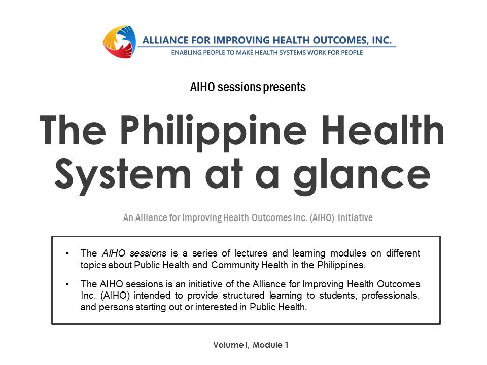 1 Philippine Health System